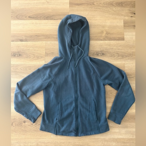 All in Motion Women’s Hooded Full-Zip Sweatshirt with Thumb Holes - Size Small - Picture 2 of 12